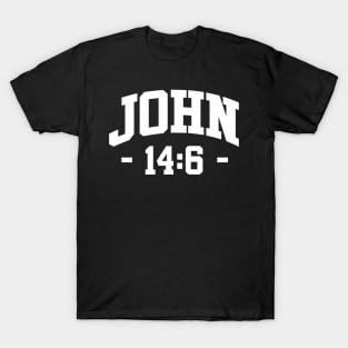 Christian Bible Verse: John 14:6 T-Shirt